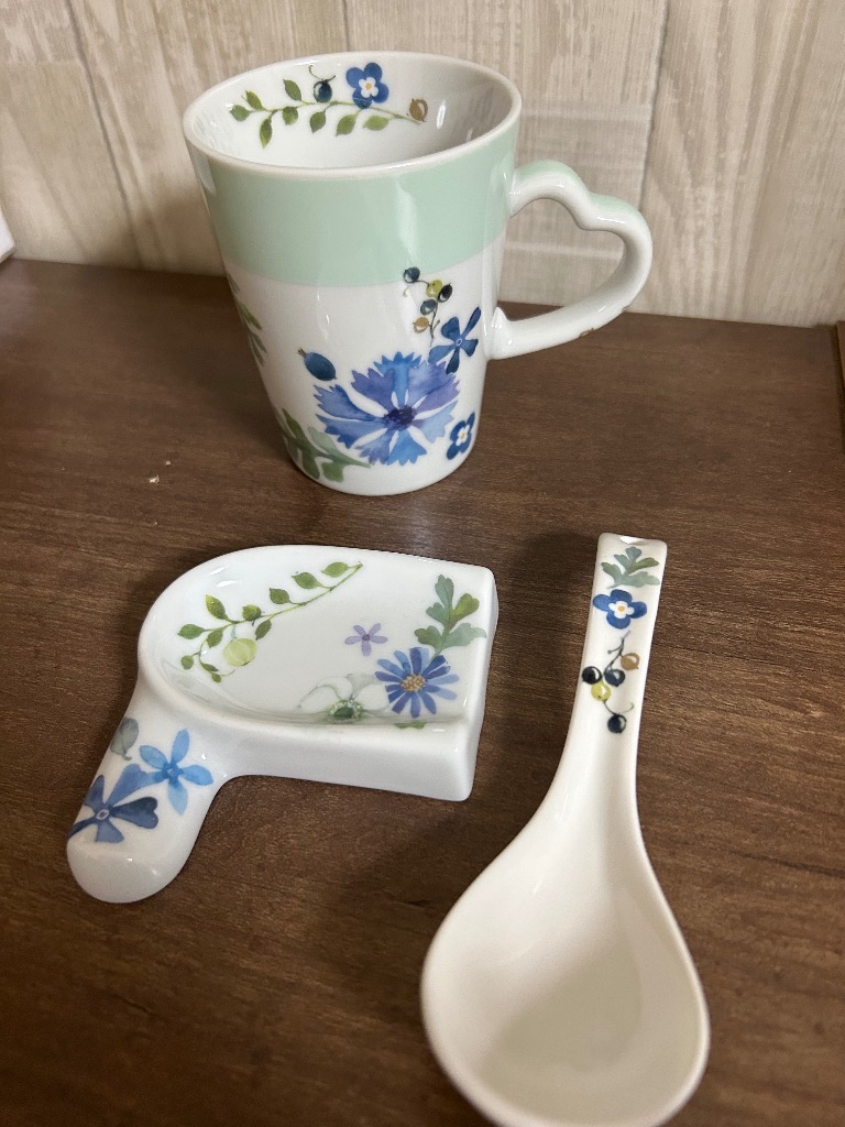 グリーン花柄セット