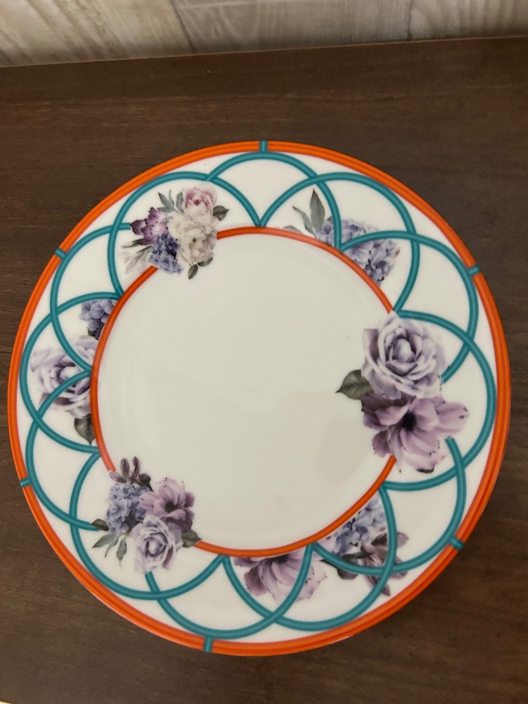 シエスタプレート(オレンジ／グリーン)